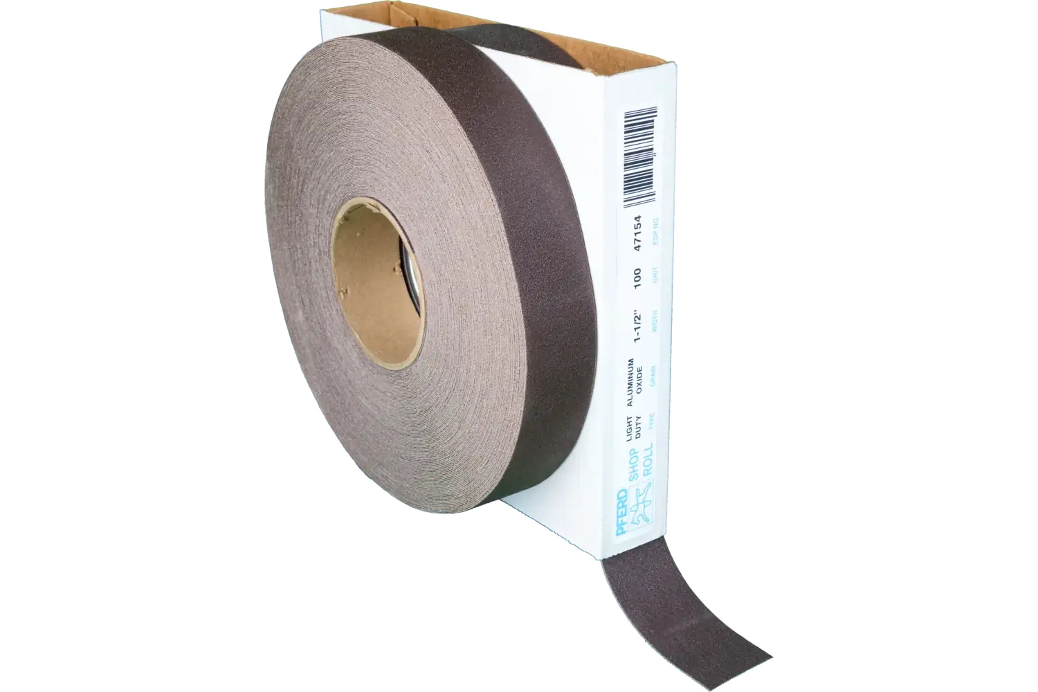 Picture of Pferd Shop Roll, Flexible Light Duty, 1-1/2" x 50 yards, 100 Grit, Aluminum oxide